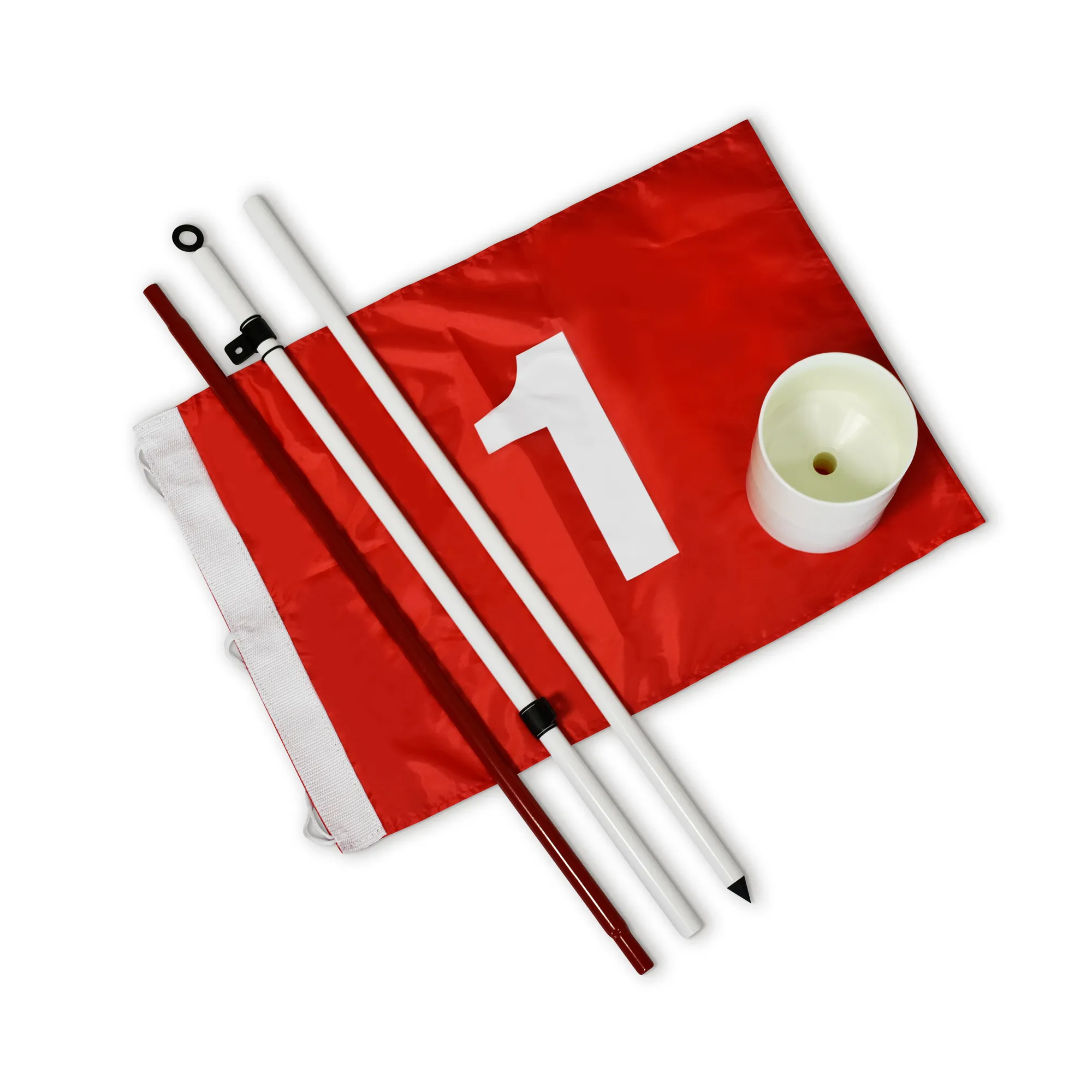 Masters Golf Back Yard Garden Home Flag & Putting Cup Set