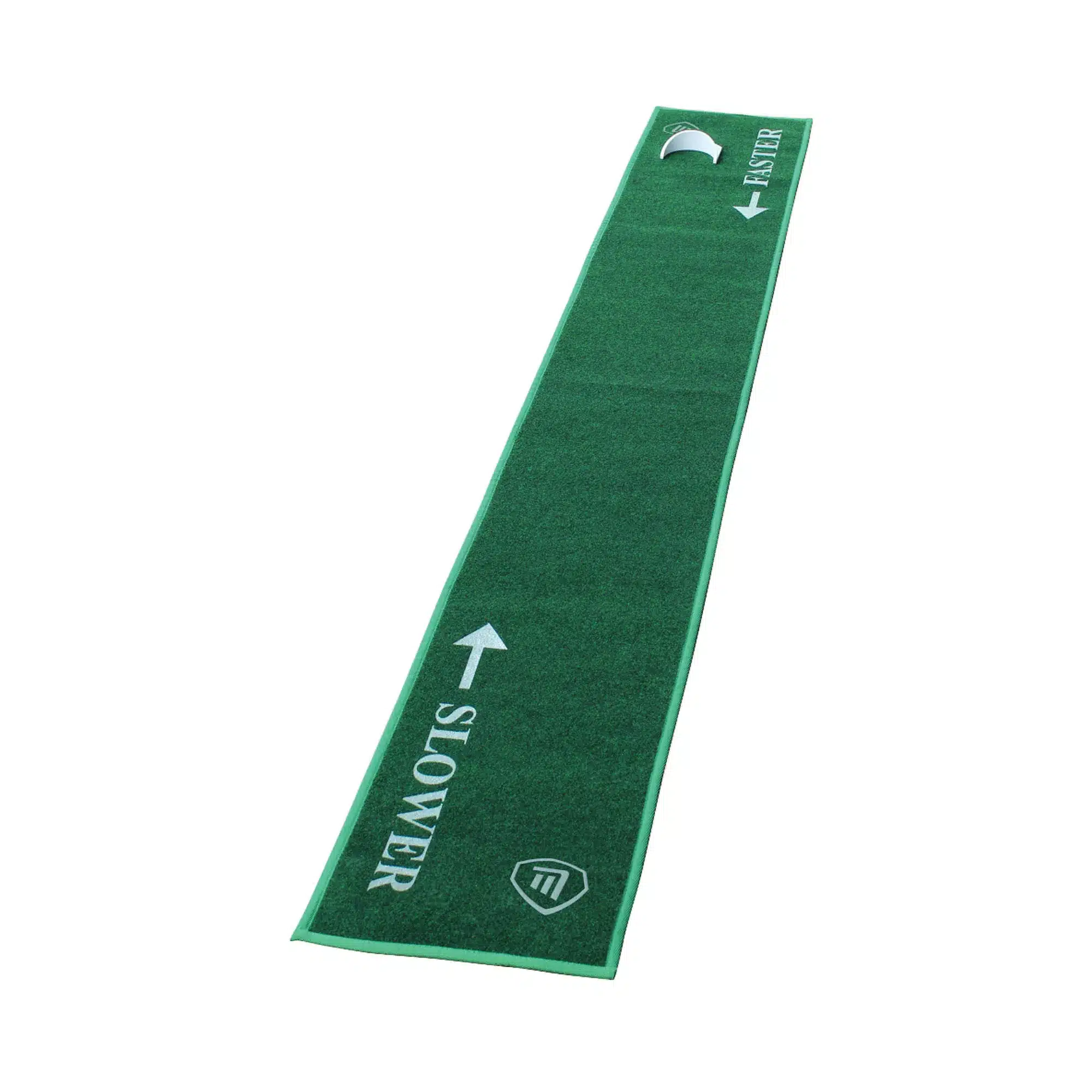 Masters Golf Dual Speed Putting Mat 2.4m (Inc Putting Cup) - Image 2