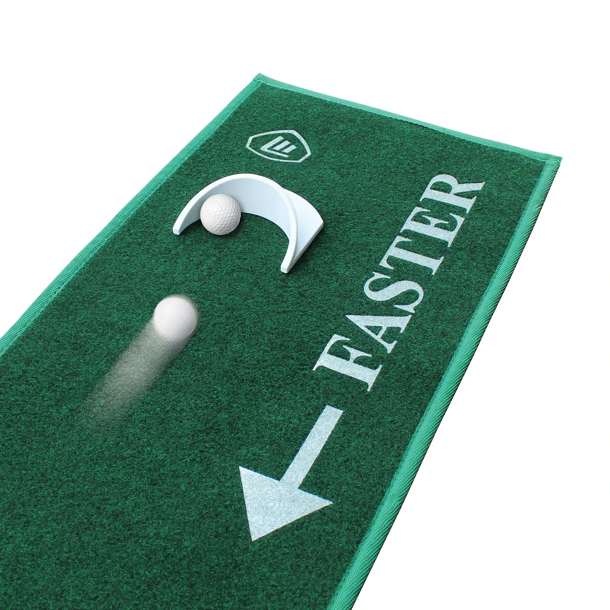 Masters Golf Dual Speed Putting Mat 2.4m (Inc Putting Cup)